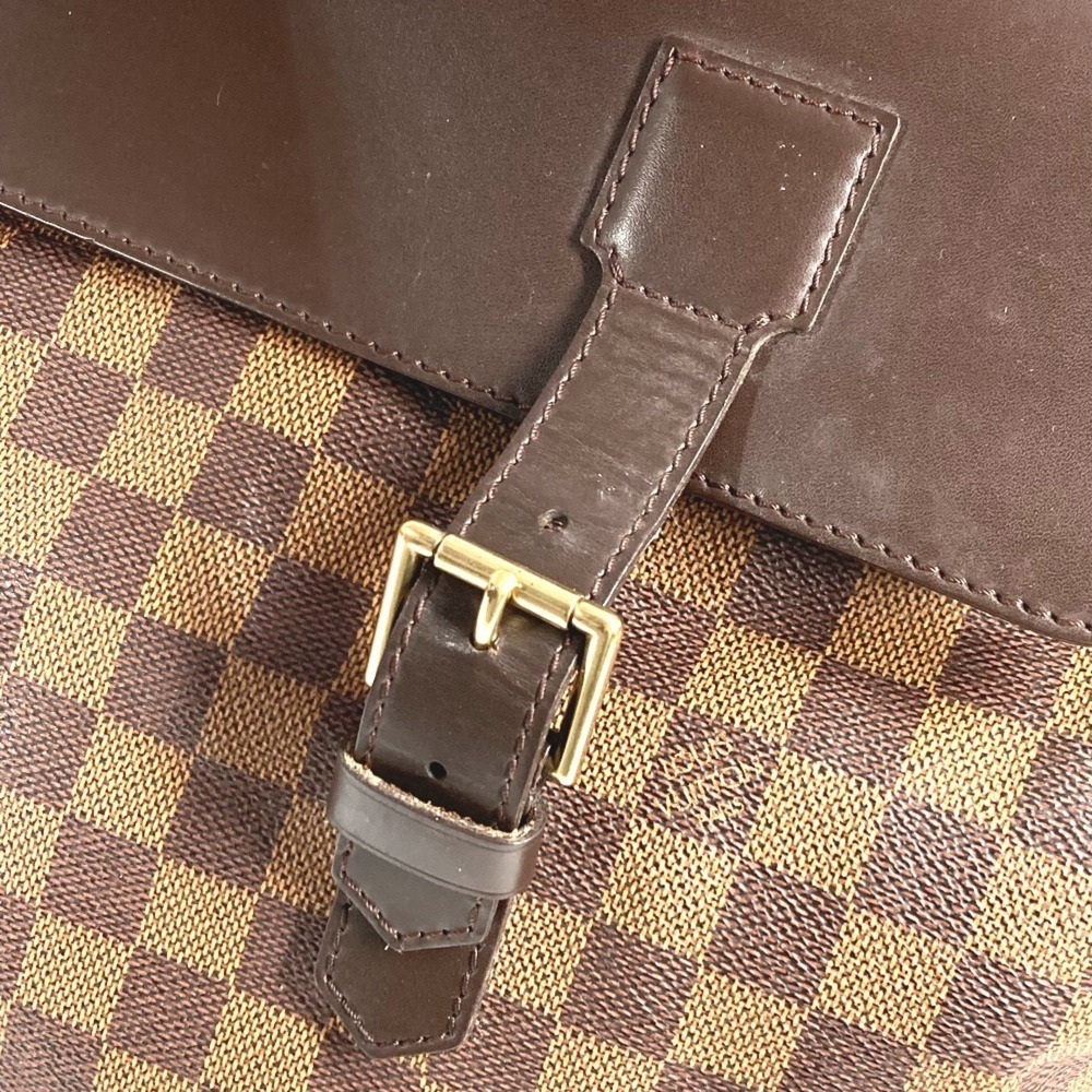 LOUIS VUITTON Authentic Brown Damier Canvas Shoulder Bag - Picture 9 of 16